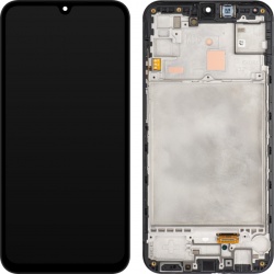 Display cu Touchscreen Samsung Galaxy M15, cu Rama, Negru (Gray), Swap GH82-34683A