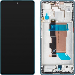 Display cu Touchscreen Xiaomi Poco F5, cu Rama, Albastru, Swap 560003M16T00