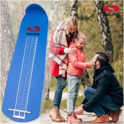 Dispozitiv Măsurare Picior și Mărime Pantofi SULPO, Pedimetru Copii și Adulți, Gradație Mărimi 15-48 (6-20 cm), Albastru - Img 2