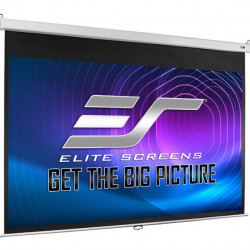 Ecran de proiectie pentru perete/tavan EliteScreens SRM-PRO, M100HSR-PRO, 220 cm x125 cm, Format 16:9, SLOW RETRACTION