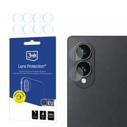 Folie de protectie Camera Spate 3MK Protection pentru Samsung Galaxy Z Fold8 F976, Sticla Securizata, Set 4 bucati, Transparenta
