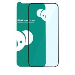 Folie de protectie Ecran Bear Super Hard pentru Apple iPhone 17 Pro, Sticla Securizata, Full Glue, 3D, Neagra