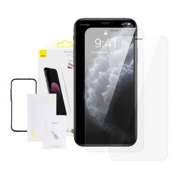Folie din sticla securizata Baseus de 0,3 mm (pachet de 2 buc) pentru iPhone XS Max/11 Pro Max de 6,5 inci