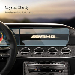 Folie protectie display cu aplicator pentru Mercedes E-CLASS 2020 / 2021, SPIGEN GLAS.TR ”EZ FIT” - Img 5