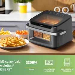 FRITEUZA DUBLA HEINNER HAF-C10DB22GREY - Img 8
