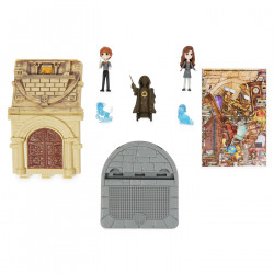 HARRY POTTER WIZARDING WORLD MAGICAL MINIS SET 2 FIGURINE RON WISLEAY SI HERMIONE GRANGER - Img 2