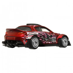 HOT WHEELS MASINUTA METALICA CU SISTEM PULL BACK MAZDA 2004 RX8 CUSTOM SCARA 1:43 - Img 3