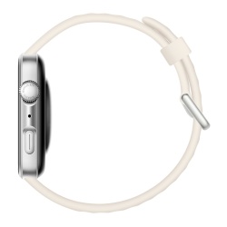 Huawei Watch Fit 4 Silver Curea White Fluoroelastomer Strap - Img 5