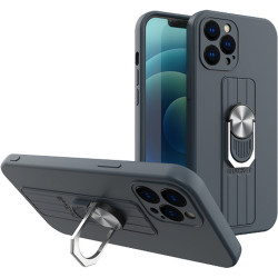 Husa Capac Spate Cu Inel Albastru APPLE Iphone 12 Pro Max