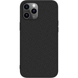 Husa Capac Spate Fiber Negru APPLE Iphone 12 Pro