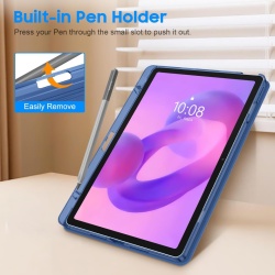 Husă de Protecție Fintie Slim Translucent pentru Lenovo Idea Tab 11 Inch (2025) și Tab K11 Gen 2 (Modele TB-336FU / TB-336ZU), Spate Mat Translucid, Suport pentru Stylus, Design Ușor și Ergonomic - Img 5