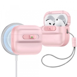Husa ESR Pulse pentru Apple AirPods 4, Roz