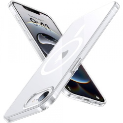 Husa MagSafe pentru Apple iPhone 16e, Torras, OriginFit, Transparenta