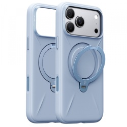 Husa MagSafe pentru Apple iPhone 18 Pro Max / 17 Pro Max, Torras, QPRO Silicone, Albastra