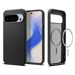 Husa MagSafe pentru Google Pixel 10 Pro XL, Spigen, Liquid Air, Neagra Mata