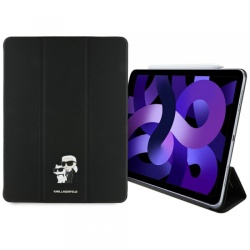 Husa pentru Apple iPad Air 13 (2025) / Air 13 (2024), Karl Lagerfeld, Saffiano Karl & Choupette, Neagra