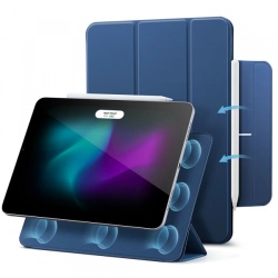 Husa pentru Apple iPad Air 13 (2025) / Air 13 (2024) / Pro 12.9 (2022) / Pro 12.9 (2021) / Pro 12.9 (2020), ESR, Rebound, Bleumarin