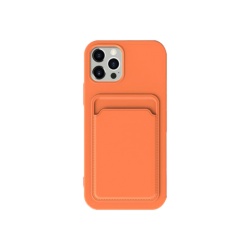 Husa pentru Apple iPhone 15 Pro Max, XO Design, Card Slot, Portocalie