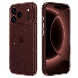 Husa pentru Apple iPhone 18 Pro Max / 17 Pro Max, Techsuit, SparkleSkin, Transparenta