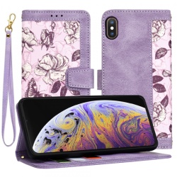 Husa pentru Apple iPhone XS Max, Techsuit, FlipCraft, Mov