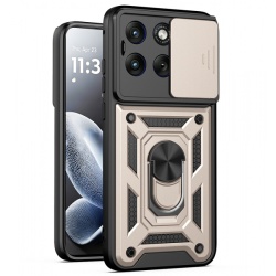 Husa pentru Motorola Edge 70 Fusion, Techsuit, CamShield, Aurie