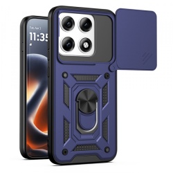Husa pentru Motorola Edge 70 Pro, Techsuit, CamShield, Albastra