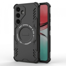 Husa pentru Samsung Galaxy S25 FE, Techsuit, ArmorMag, Neagra