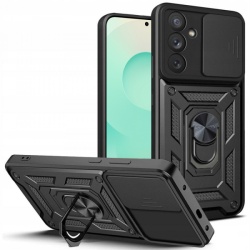 Husa pentru Samsung Galaxy S25 FE, Techsuit, CamShield, Neagra