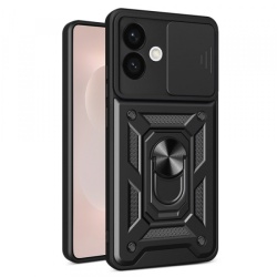 Husa pentru Samsung Galaxy S26 Edge, Techsuit, CamShield, Neagra