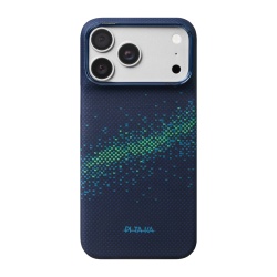 Husa Pitaka pentru iPhone 18 Pro Max, Edge Case, PitaTap™, Nearfield Blue