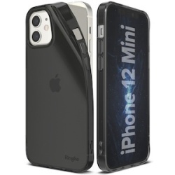 Husa Premium Ringke Air Compatibila Cu iPhone 12 Pro Max, silicon, slim, fumurie - Img 2