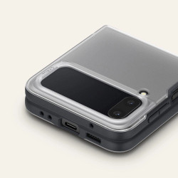 Husa Spigen Cyrill Color Brick pentru Samsung Galaxy Z Flip 4 - gri mat - Img 4