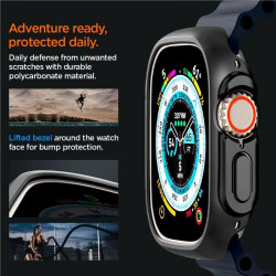 Husa Spigen Thin Fit pentru Apple Watch Ultra (49 mm) - neagra