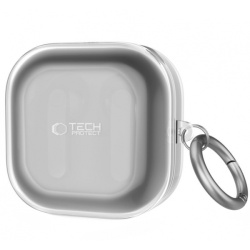 Husa Tech-Protect Flexair pentru Samsung Galaxy Buds4 / Buds4 Pro, Transparenta