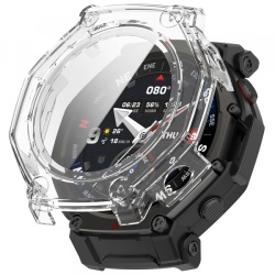 Husa Techsuit Defense360 Pro pentru Amazfit T-Rex 3 Pro, Transparenta