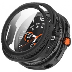 Husa Techsuit Defense360 Pro pentru Samsung Galaxy Watch8 Classic, Neagra