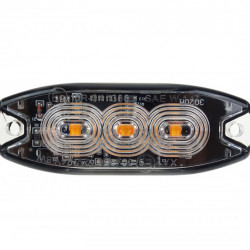 Iluminare de avertizare portocalie 3x3W LED R65 R10 12 / 24V IP67