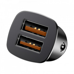 Incarcator auto Baseus Square Universal Smart 2x USB QC3.0 Quick Charge 3.0 SCP AFC 30W black (CCALL-DS01) - Img 4