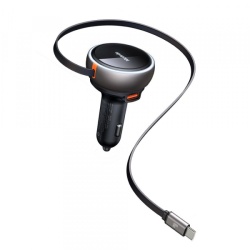 Incarcator Auto Cu Cablu USB-C McDodo CC-4850, 80W, 3A, 1 x USB-A - 1 x USB-C, Negru