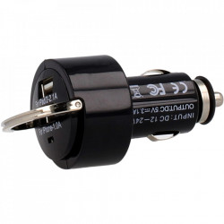Incarcator auto universal 2 x USB 2.1A/1A - negru