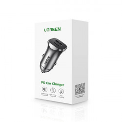 Incarcator rapid auto Ugreen USB-A / USB-C 30W PD PPS gri (CD130) - Img 2