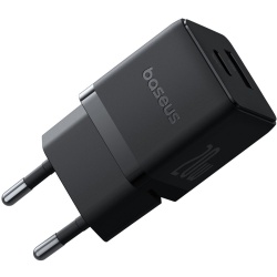 INCARCATOR retea Baseus Palm, Quick Charge 20W, 1 x USB Type-C, 1 x USB, negru "P10111608113-00" (timbru verde 0.18 lei) - 6932172672737 - Img 3