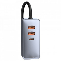 Incarcator Retea USB Baseus Share Together, Quick Charge, 120W, 2x USB - 2x USB Type C, Gri CCBT-A0G - Img 5