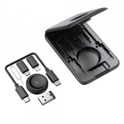 Incarcator Wireless McDodo CH-2440 8in1 pentru Apple Watch Series, Negru