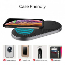 Incarcator wireless Spigen F310w Duo/Dual - negru - Img 6