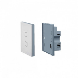 Intrerupator de lumina inteligent TC2S-UK/EU-2 BroadLink (2 canale)