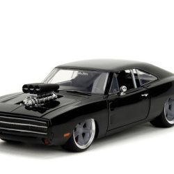 JADA FAST AND FURIOUS MASINUTA METALICA DODGE CHARGER 1970 NEGRU SCARA 1 LA 24 - Img 2