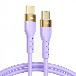 Joyroom Silicon Liquid USB Tip C - Cablu de incarcare/date USB Tip C PD 100W 2m mov (S-1250N18-10)