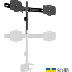 Kit prelungire suport monitor 2/4 brate Multibrackets MB-7426, negru,12 kg/brat, incl.vert.+/-20º, rotire: +/-90º - Img 2