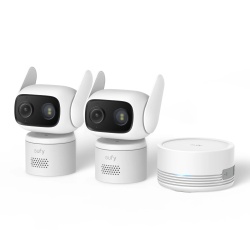 Kit supraveghere video cu fir eufyCam set HomeBase Mini + 2 camere C31 Full HD Pan-Tilt